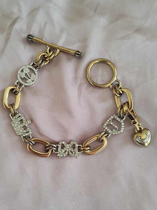 Juicy Couture Jewelry - Vintage Juicy Couture Icon Toggle Bracelet